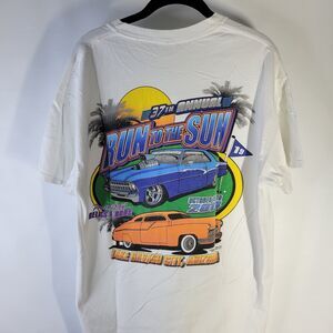 37 Annual Run To The Sun Lake Havasu 2014 T Shirt Gildan Heavy Cotton Size L